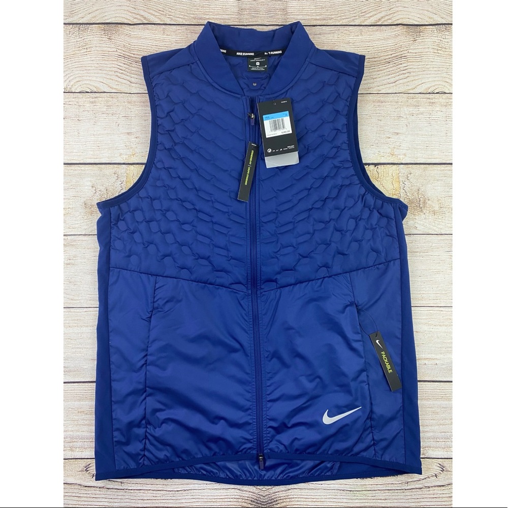 RARE Nike Aeroloft Down Reflective Running Vest